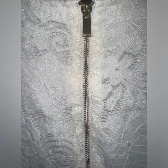 White Lace Dress Size 10 - Picture 5 of 5